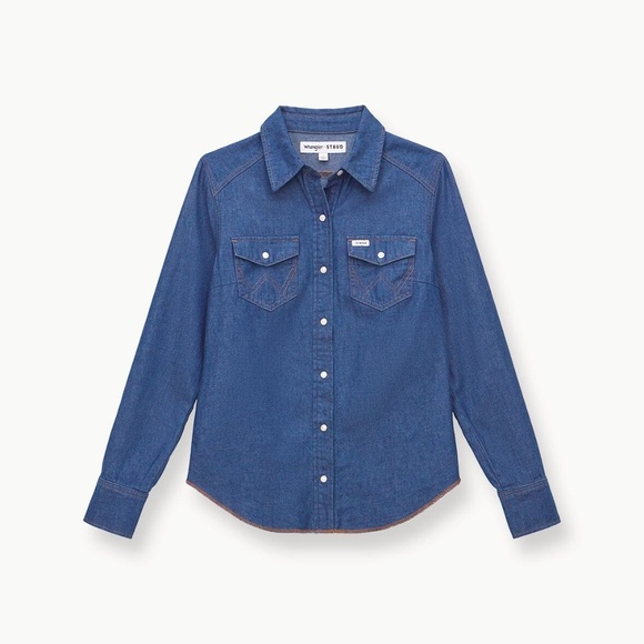 Wrangler x Staud The Western Shirt - Picture 1 of 5